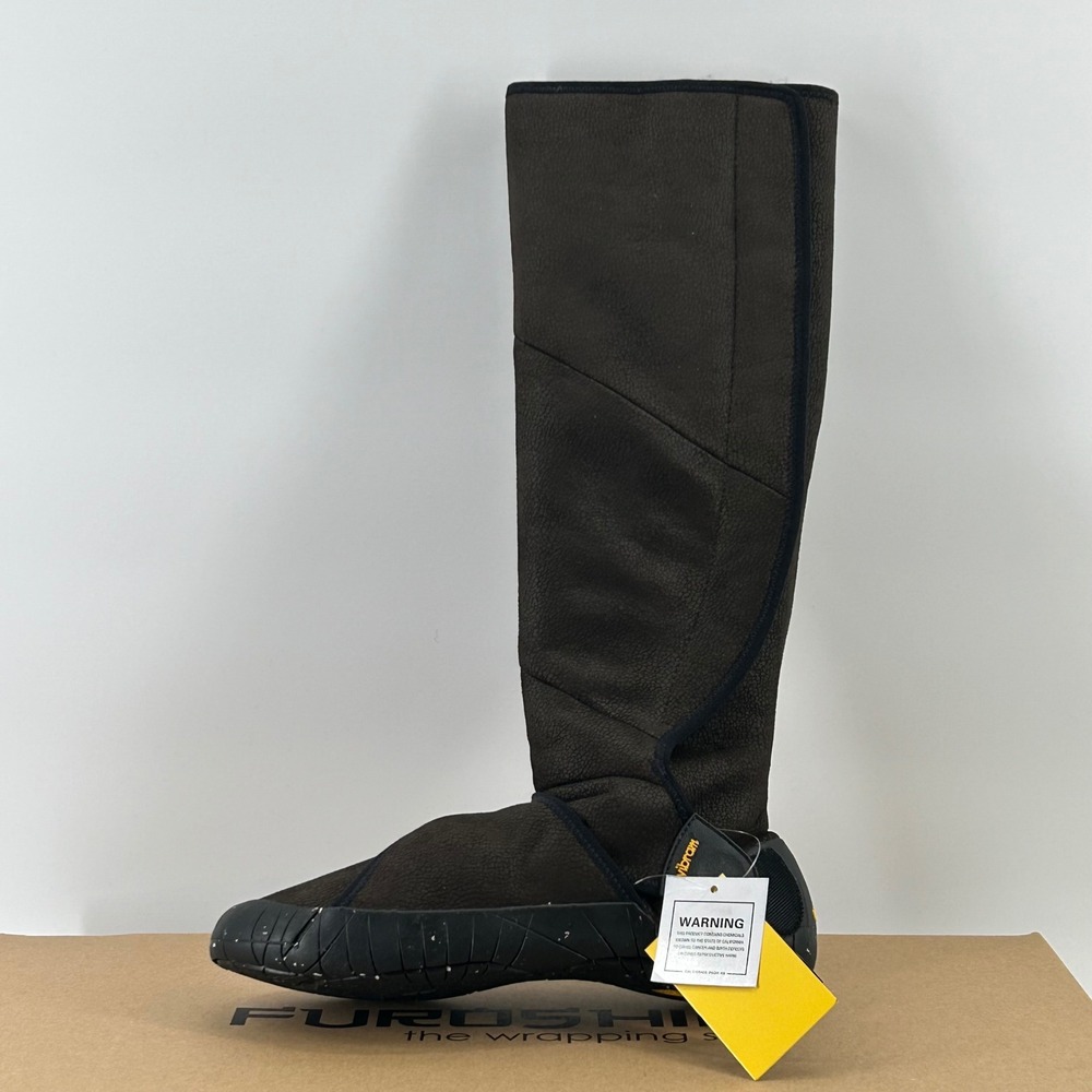 Vibram Furoshiki Shearling High-Cut Boot Unisex S 38-39 Brown Wrapping New